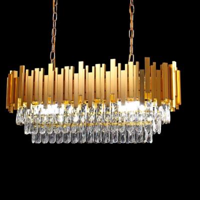 FRIXCHUR Modern Crystal Chandelier 220 volts not for usa