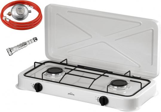 HOMELUX AOTE-6001-2 Camping Gas Stove 2-Bulb with 1.5 m Connection Hose 220 VOLTS NOT FOR USA