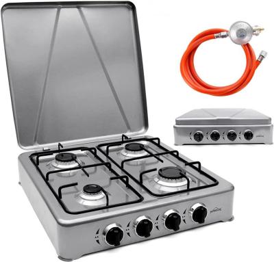 HOMELUX 6.2 KW Gas Stove for Gas Bottle, 4-Bulb Camping Stove 220 VOLTS NOT FOR USA