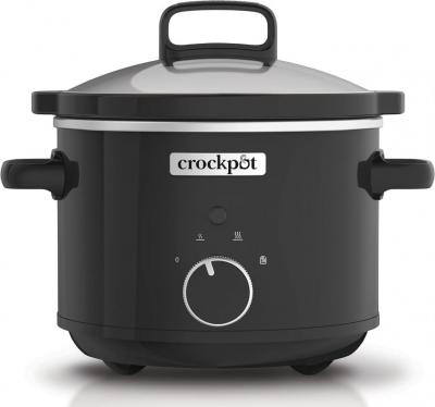 Crockpot CSC046 Slow Cooker Removable Easy-Clean Ceramic Bowl 2.4 L Energy Efficient Black  220 VOLTS NOT FOR USA