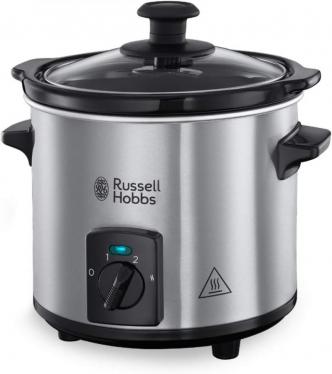 Russell Hobbs 25570-56 Compact Mini Kitchen Machine Space-Saving Design, Stainless steel black 220 VOLTS NOT FOR USA