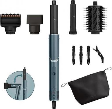 Shark FlexStyle Limited Edition Gift Set, 5-in-1 Air Styler & Hair Dryer, Curler, FrizzFighter Finishing Tool 220-240 volts