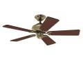 Hunter HUE24344 Ceiling Fan - Antique Brass 220-240V 50HZ NOT FOR USA