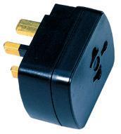 GROUNDED PLUG WSS405 AMERICAN/EUROPEAN SHUCKO TO GROUNDED UK-Fuse Protection