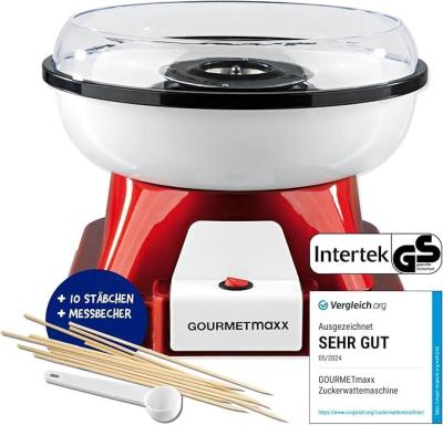 GOURMETmaxx 07329 Retro Cotton Candy Machine 220Volts NOT FOR USA