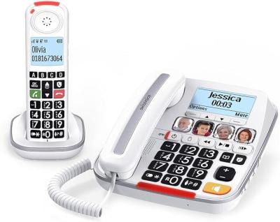 swissvoice 3355 Cordless 2 Hand Set Phones 110-220Volts