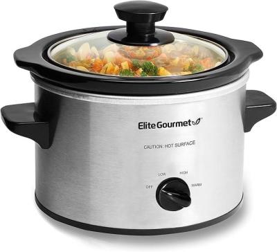 Elite Gourmet ‎MST-250XS 1.7L Slow Cooker 220Volts NOT FOR USA