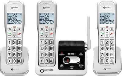 Geemarc 595 ack of 3 Cordless Phones 220Volts NOT FOR USA