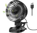 OUILA ZLS-F06D USB Powered Table Fan Clip Fan 220Volts NOT FOR USA