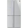 Sharp SJFS85VSL stainless steel Four door French Door refrigerator 220Volts NOT FOR USA