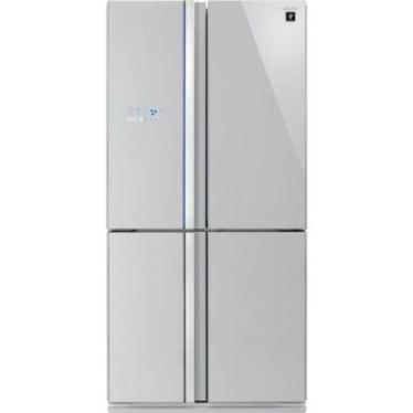 Sharp SJFS85VSL stainless steel Four door French Door refrigerator 220Volts NOT FOR USA