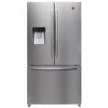 Hoover HFD536LS 536 Liter Silver Finish French door Refrigerator 220Volts NOT FOR USA