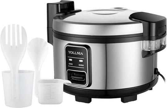 YOLLNIA 11L 20-25 People Commercial Rice Cooker 220Volts NOT FOR USA