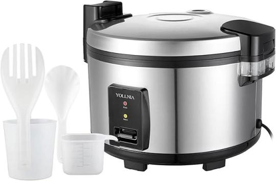 Yollnia 23L 50-80 People COMMERCIAL RICE COOKER 220VOLTS NOT FOR USA