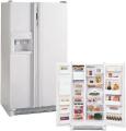 Amana 28CFT SRDE528VW Side-by-Side Refrigerator for 220/240 Volts.