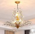 Ganeed glm-xdd-8g 8 Lights K9 CLEAR CRYSTAL VINTAGE CHANDELIERS 220VOLTS NOT FOR USA