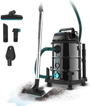 Cecotec 08572 30L 1600W Solids and Liquids, Wet & Dry Steel Vacuum Cleaner 220Volts NOT FOR USA