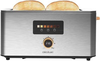 Cecotec Touch&Toast Extra Double Vertical Toaster with 2 Extra Long Slots.220- 240 volts