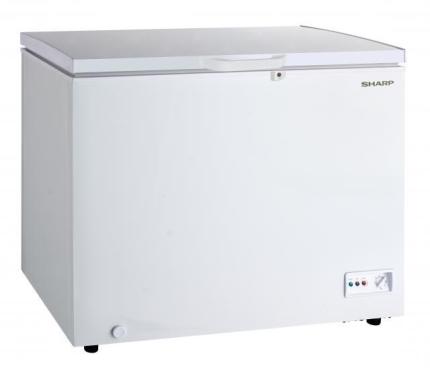 Sharp SJ-C318WH Chest Deep Freezer 282L Silver 220-240 volts