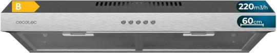 Cecotec Extractor hood 60 cm wide Bolero Flux CM 602200 Stainless SteeL 220-240 VOLTS
