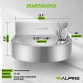 Alpine Wall Mounted Drinking Fountain, Commercial Water Fountain 220-240 volts