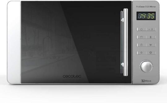 Cecotec 01533 Microwave Pro Clean 5120 Mirror, 700 W, Grill 800 W, 20 L 220 VOLTS NOT FOR USA