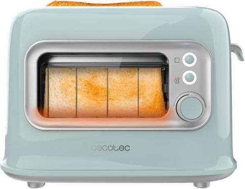 Cecotec 08041B RetroVision Vertical Toaster, 700W Power - Blue 220 VOLTS NOT FOR USA