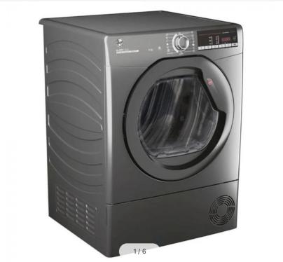 Hoover HLEC8TR ventlesss Dryer 8kg Silver Graphite self Condensing Dryer 220v 240 volts 50 hz NOT FOR USA