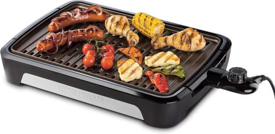 George Foreman 25850-56 Electric Tabletop Grill - 220-240 volts only