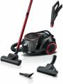 Bosch - Series 6 Bagless Vacuum, SmartSensor Control, QuattroPower Technology, Turbo Brush, Washable HEPA Filter, Black, BGS41POW1 220-240 volts