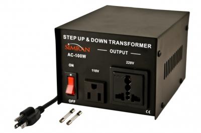 500 Watts TC-500W Universal Socket Step Up Step Down Voltage Transformer