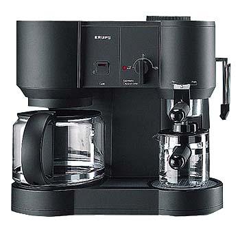 Krups Espresso Bravo Type 871 Home Cappuccino Latte Machine Black Countertop 