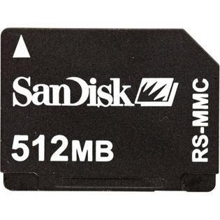 SANDISK RS-MMC 512MB MEMORY CARD