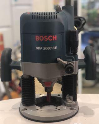 Bosch GOF2000CE 240 Volt Router with Maximum router cage stroke: