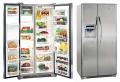 Frigidaire FRRC25V8GM 22.6 cu. ft Premium Silver Side By Side Refrigerator 220-240 Volts