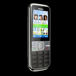 NOKIA C5 GREY WITH 2GB MEMORY CARD QUADBAND 3G HSDPA GPS UNLOCKED PHONE