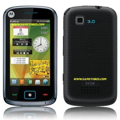 MOTOROLA EX128 DUAL SIM QUAD BAND UNLOCKED PHONE