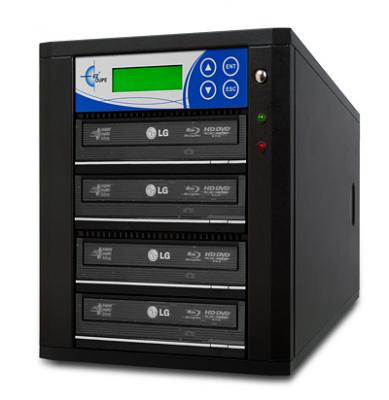 Professional 4 Target, PAL/NTSC Up to 8X BD-R/DVD/CD Duplicator for 100-240 Volts