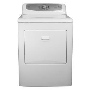 Haier GDE450AW 6.6 cu. ft. Super Capacity Electric Dryer in White FACTORY REFURBISHED (FOR USA)