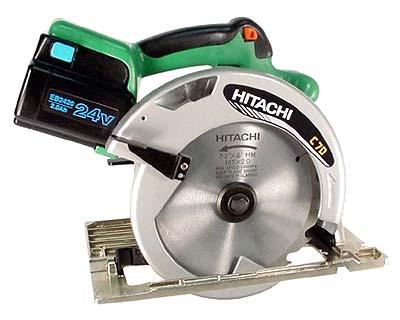Hitachi C7D 220-240 Volt Cordless Circular Saw with Powerful and fan-cooled 24V DC motor