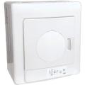 Haier HLP140E 2-3/5-Cubic-Foot Compact Tumble Vented Electric Dryer FACTORY REFURBISHED (FOR USA)