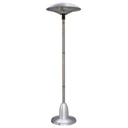 SOLEUS AIR HP1-15-50 STAINLESS STEEL FLOOR ELECTRIC PATIO HEATER WITH ADJUSTABLE POLE HEIGHT(FOR USA)