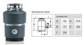 INSINKERATOR EVOLUTION 100 GARBAGE DISPOSAL FOR 220 VOLT