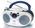 Jwin JX-CD404 110-220Volt 50/60Hz portable Boombox with 2 Digit LED Display