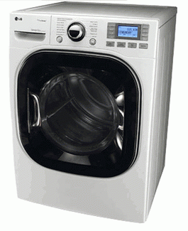 LG DLEX3875W Front Load Electric Steam Dryer   7.4 CFT Ultra Capacity FACTORY REFURBISHED (FOR USA)