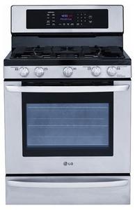 LG LRG3095ST Freestanding Gas Convection Range with EvenJet Convection FACTORY REFURBISHED(For USA )
