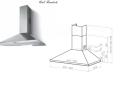 Multistar MFOC24DSS Chimney Wall Mounted Hood 230 Volt/ 50 Hz