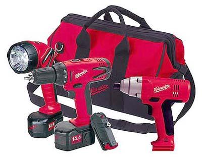 Milwaukee 0919-22 Cordless COMBO Kits for 220 Volts