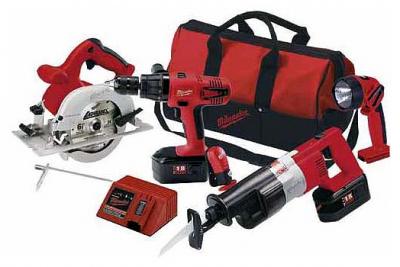 Milwaukee 0925-24 Cordless COMBO Kits for 220 Volts