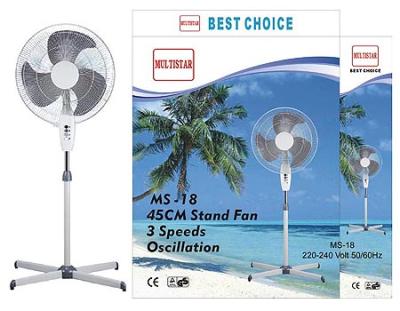 Multistar MS18 18 Inch Stand Fan 220-240Volt 50/60Hz